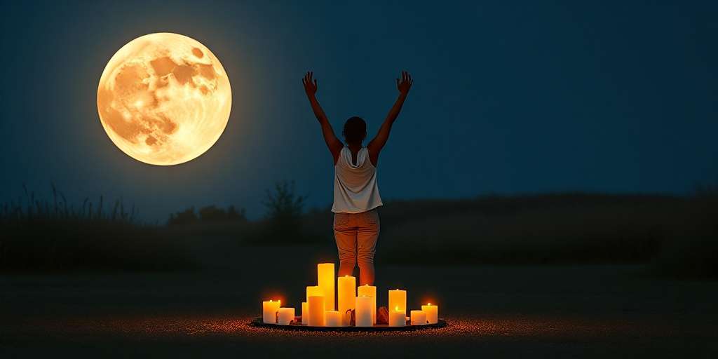 Ritual de luna llena para la energía positiva: transforma tu vida