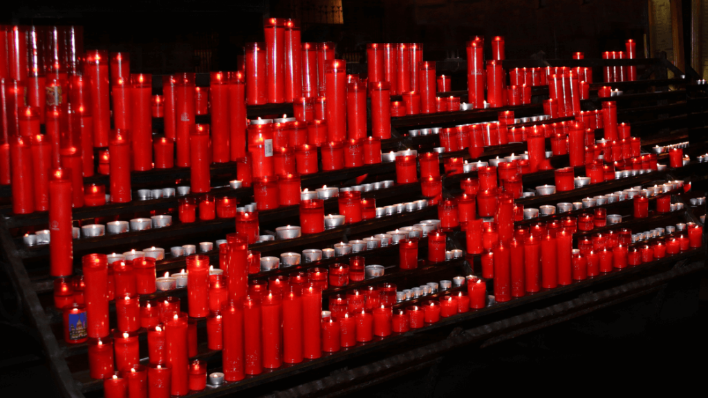 velas rojas